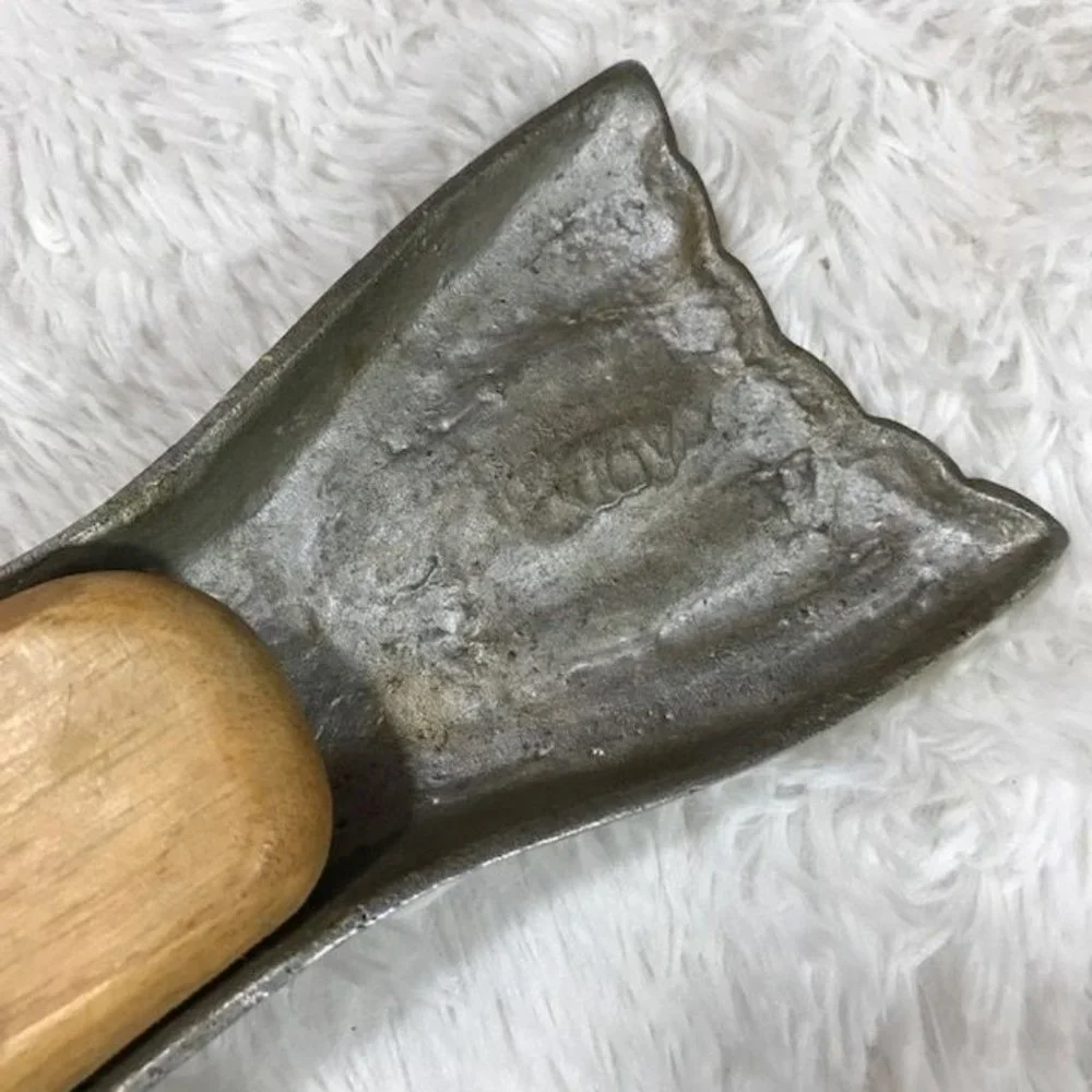 Vintage Rustic Genuine Wood Metal Fish Cutting Board Serving Tray